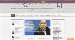 Desktop Screenshot of lenguajejuridico.com